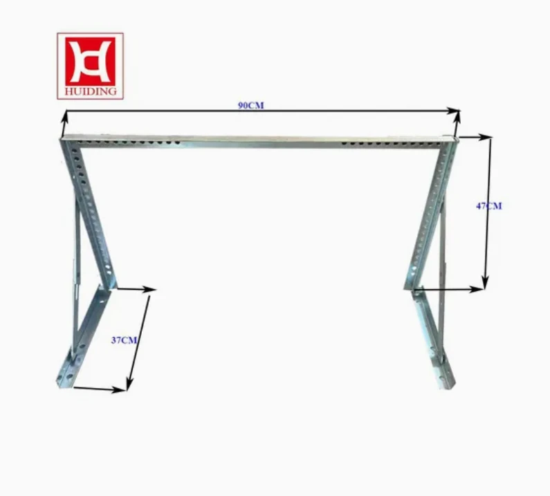 Adjustable Triangle Air Conditioner Bracket Zinc Plated